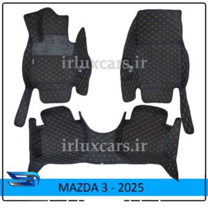 کفپوش گلدوزی مزدا3 2025 موکت دار 6 بعدی