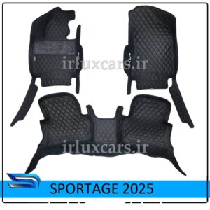 کفپوش گلدوزی کیا اسپورتیج 2025 موکت دار شش بعدی