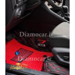 کفپوش گلدوزی کیا اسپورتیج نودل دار هفت بعدی (دو لایه) - Image 7